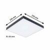 PAULMANN LED Panel Velora Rainbow dynamicRGBW hranaté 295x295mm 1420lm RGBW černá