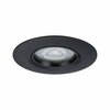 PAULMANN Vestavné svítidlo 3ks-sada nevýklopné kruhové 90mm GU10 max. 3x10W 230V černá
