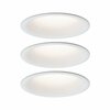 PAULMANN Vestavné svítidlo LED Cymbal 3x6,8W bílá mat proti oslnění stmívatelné 934.15 P 93415