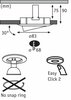 Paulmann Zápustné svítidlo Premium easyClick2 výklopné max.50W 230V GU10 937.30 P 93730