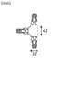 PAULMANN URail spojka T 104x62mm max. 1000W bílá