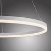 PAUL NEUHAUS LED závěsné svítidlo 80x80 bílá, kruhové, stmívatelné, paměťová funkce, moderní SimplyDim 3000K