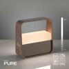 PAUL NEUHAUS LED stolní lampa Pure Go bronz na baterie dotykový vypínač USB 2700K PN 4055-97