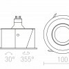 RENDL ESIX výklopná leštěný hliník 230V GU10 50W R10187