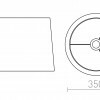 RENDL CONNY 35/30 stojanové stínidlo Monaco petrolejová/stříbrné PVC max. 23W R11581