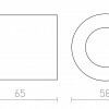 RENDL CLUB zápustná stříbrnošedá 230V LED 3W IP54 3000K R12685