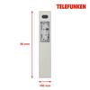 BRILONER TELEFUNKEN 3ks sada senzor nábytkové skříňkové svítidlo, 16 cm, 2,5 W, 180 lm, hliník TF 203609TF