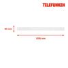 BRILONER TELEFUNKEN LED stropní svítidlo 120 cm 2x50W 5500lm bílé TF 204806TF