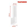 BRILONER TELEFUNKEN LED venkovní svítidlo 33,2 cm 8W 850lm bílé TF 311306TF