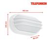 BRILONER TELEFUNKEN LED venkovní svítidlo 24 cm 12W 1200lm bílé TF 315606TF