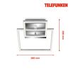 BRILONER TELEFUNKEN LED stropní svítidlo s čidlem, 35,8 cm, 17 W, chrom-hliník TF 318608TF