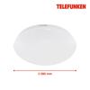 BRILONER TELEFUNKEN LED stropní svítidlo, pr. 27,8 cm, 15 W, bílé TF 601206TF