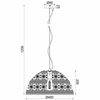 ACA Lighting Prim závěsné svítidlo GN799401PB