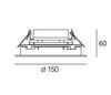 Artemide Ego 150 Flat downlight kruh 5d 3000K T42017NSPW00