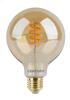 CENTURY LED TWIST FILAMENT GLOBE 95mm EPOCA DECO VINTAGE 4W E27 2700K 320Lm 360d 95x140mm IP20 CEN INVDG95-042727