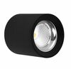 CENTURY Stropní SVÍTIDLO LED RONDO ČERNÉ 130x155mm 25W/230VAC 4000K 2500Lm 45d IP20 CEN RNDNE-2513040