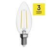 EMOS LED žárovka Filament svíčka / E14 / 1,8 W (25 W) / 250 lm / teplá bílá ZF3200