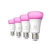 Hue Bluetooth LED White and Color Ambiance set 4ks žárovek Philips 8719514328402 E27 A60 6,5W 800lm 2000-6500K RGB stmívatelné