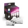 Hue Bluetooth LED White and Color Ambiance set 4ks žárovek Philips 8719514328402 E27 A60 6,5W 800lm 2000-6500K RGB stmívatelné