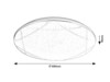 Rabalux stropní svítidlo Oswald LED 24W 5066