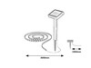 Rabalux venkovní solární svítidlo Ansoo LED 0,26W bílá IP44 77016