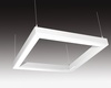 SEC Stropní nebo závěsné LED svítidlo WEGA-FRAME2-CB-DIM-DALI, 72 W, eloxovaný AL, 1165 x 1165 x 65 mm, 3000 K, 9600 lm 321-B-111-01-00-SP