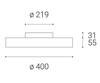 LED2 1234051 ROTO 40, W 33-40+8 2700K/3200K/4000K