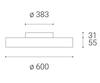 LED2 1234151D ROTO 60, W DIM 60+8 2700K/3200K/4000K