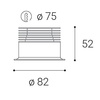 LED2 2150523 SPOT B, B 9W 2700K