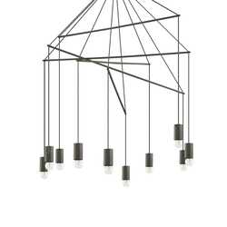 Závěsné svítidlo Ideal Lux Pop SP10 nero 158860 černé 90cm