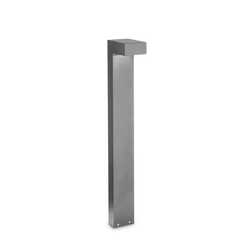 Venkovní sloupkové svítidlo Ideal Lux Sirio PT2 Big Grigio 246963 G9 2x15W IP44 80cm šedé