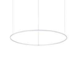 LED Závěsné svítidlo Ideal Lux HULAHOOP SP D100 258751 50W 5000lm 3000K IP20 100,5cm bílé