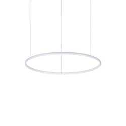 LED Závěsné svítidlo Ideal Lux HULAHOOP SP D060 258775 30W 3000lm 3000K IP20 61cm bílé