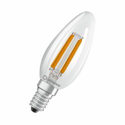 LEDVANCE LED CLASSIC B 40 EEL B S 2.5W 827 FIL CL E14 4058075747821