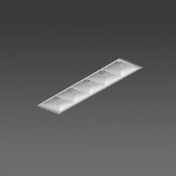 VÝPRODEJ VZORKU BPM Zápustné svítidlo LENT MODULAR bílé LED 10W 60° 3000K 805lm 143x43mm