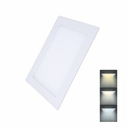 Solight LED mini panel CCT, podhledový, 18W, 1530lm, 3000K, 4000K, 6000K, čtvercový WD143