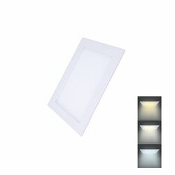 Solight LED mini panel CCT, podhledový, 6W, 450lm, 3000K, 4000K, 6000K, čtvercový WD147