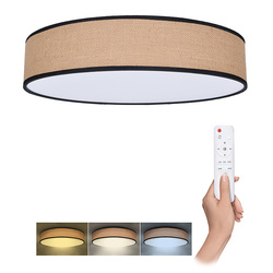 Solight LED osvětlení s dálkovým ovladačem Brownie, 60W, 4200lm, 50cm, změna chromatičnosti, stmívatelné WO8004