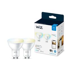 WiZ SET 2x LED žárovka GU10 PAR16 4,9W (50W) 345lm 2700-6500K IP20, stmívatelná