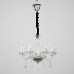 ACA Lighting Crystal závěsné svítidlo BLK80288PCC