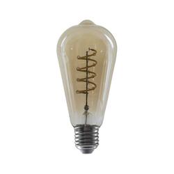 ACA Lighting LED FILAMENT E27 DIM ST64 jantar SPIRAL 4W 1800K 230V 270lm RA80 CONDI4WWSDIMAM