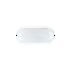 ACA Lighting LED plastové bílé nástěnné svítidlo 230V AC IP65 10W 930lm 4000K 110d Ra80 DORA1040W