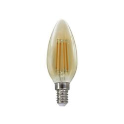 ACA Lighting LED FILAMENT E14 STEP-DIM C35 jantar 4W 2700K 230V 500lm RA80 FLAM4WWAMSD