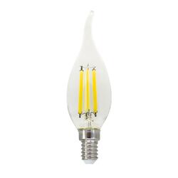 ACA Lighting LED FILAMENT E14 C35 s plamínkem 6W 2700K 230V AC 760lm RA80 FLAM6WWTIP