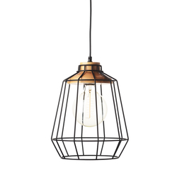 ACA Lighting Vintage závěsné svítidlo KS159326BK