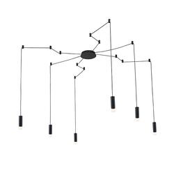 ACA Lighting Avantgarde závěsné a stropní svítidlo YL22C6BK