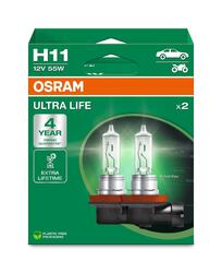 OSRAM H11 12V 55W PGJ19-2 ULTRA LIFE 4 roky záruka HCB 2ks 64211ULT-2HB