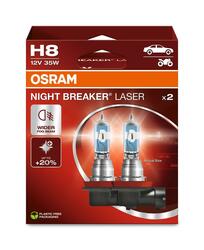 OSRAM H8 12V 35W PGJ19-1 NIGHT BREAKER LASER +150% více světla 2ks 64212NL-2HB