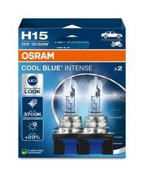 OSRAM H15 12V 15/55W PGJ23t-1 Cool Blue INTENSE NextGen. 3700K +100% Duo 2ks 64176CBN-2HB