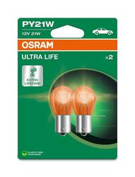 OSRAM PY21W 12V 21W BAU15s ULTRA LIFE 2ks blistr 7507ULT-2BL